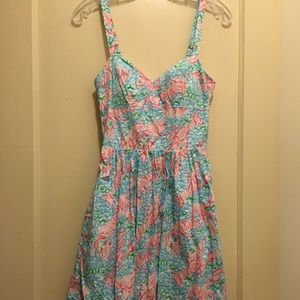 Lobstah Roll 0 Lilly Pulitzer dress EUC